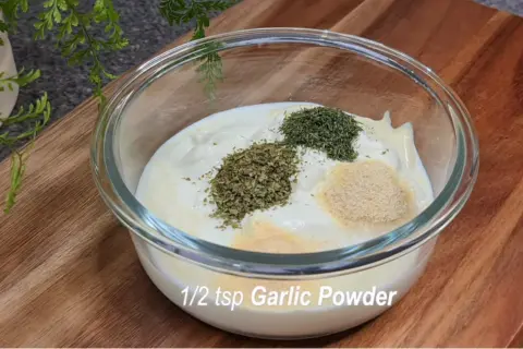 Add garlic powder