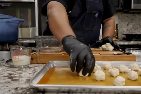 Make the dumplings