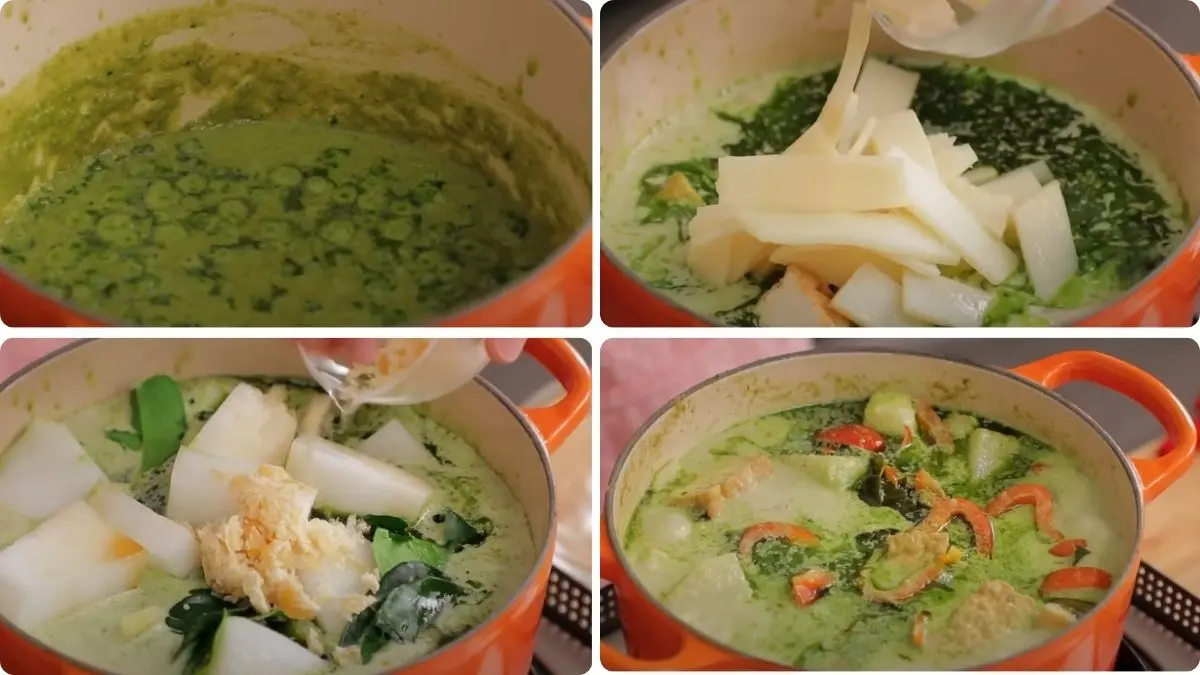 Step by Step Trader Joe's Thai Green Curry Recipe