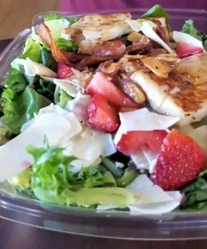 Delicious strawberry Salad