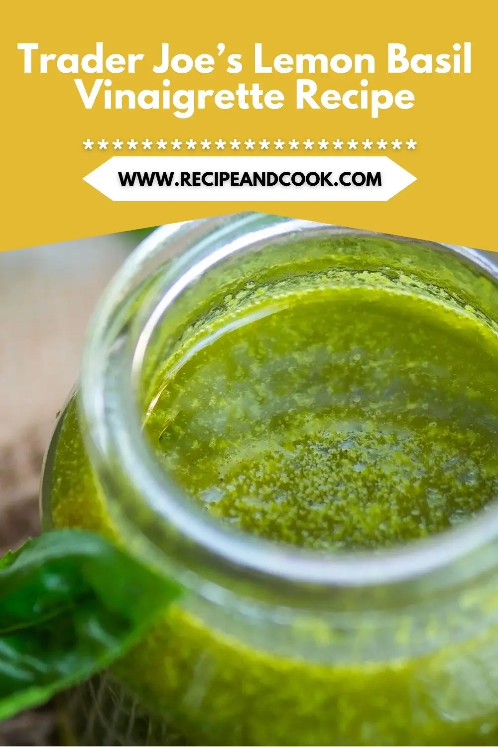 Trader Joe’s Lemon Basil Vinaigrette