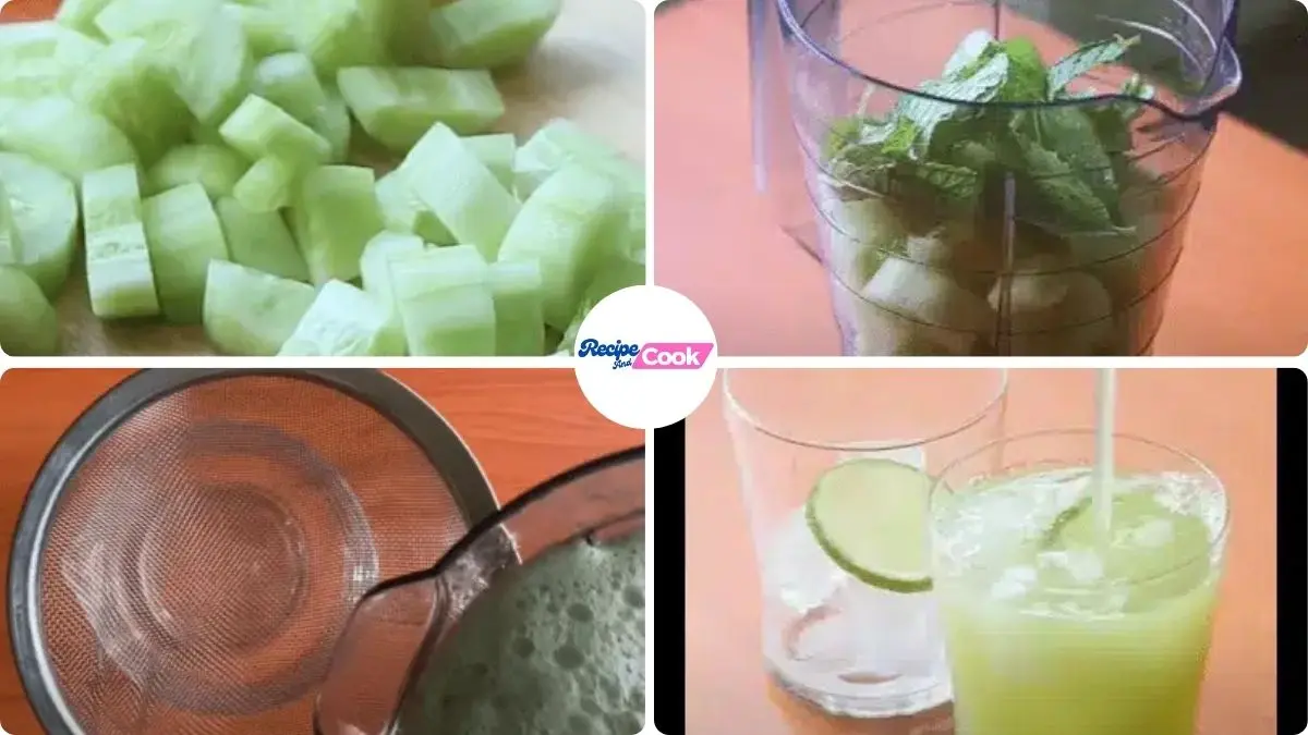 Step by Step Cava Cucumber Mint Lime Recipe