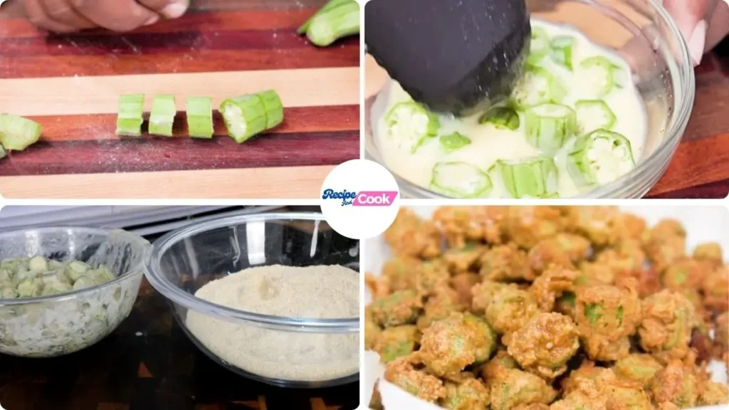 Step by Step Brenda Gantt’s Fried Okra Recipe