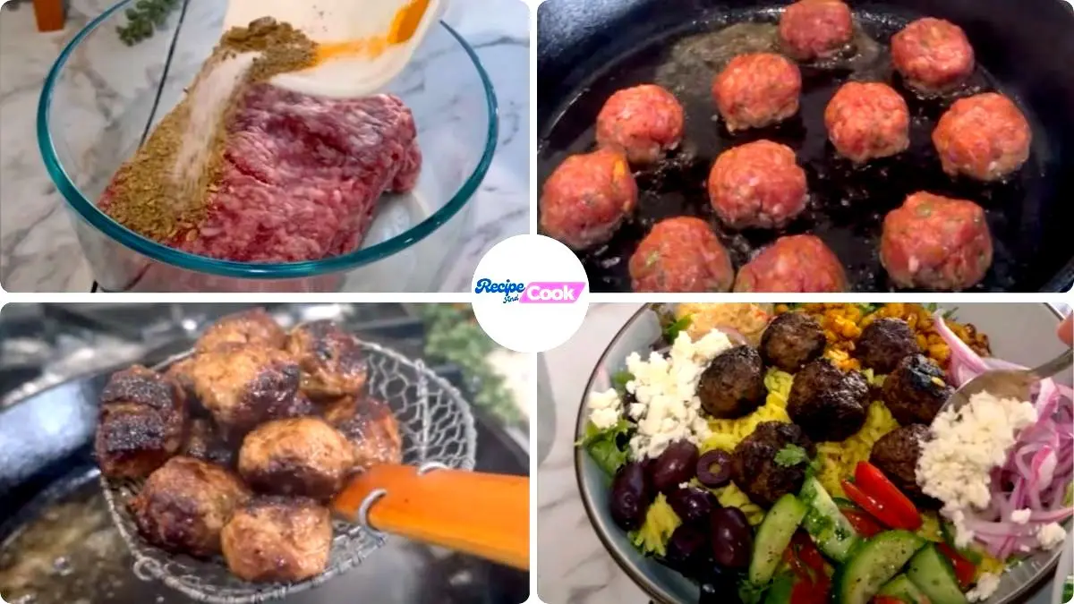 Step by Step Cava Lamb Meatballs Recipe