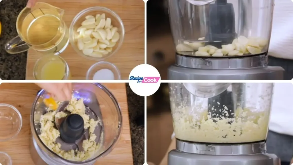 Step by Step Cava Garlic Sauce Recipe