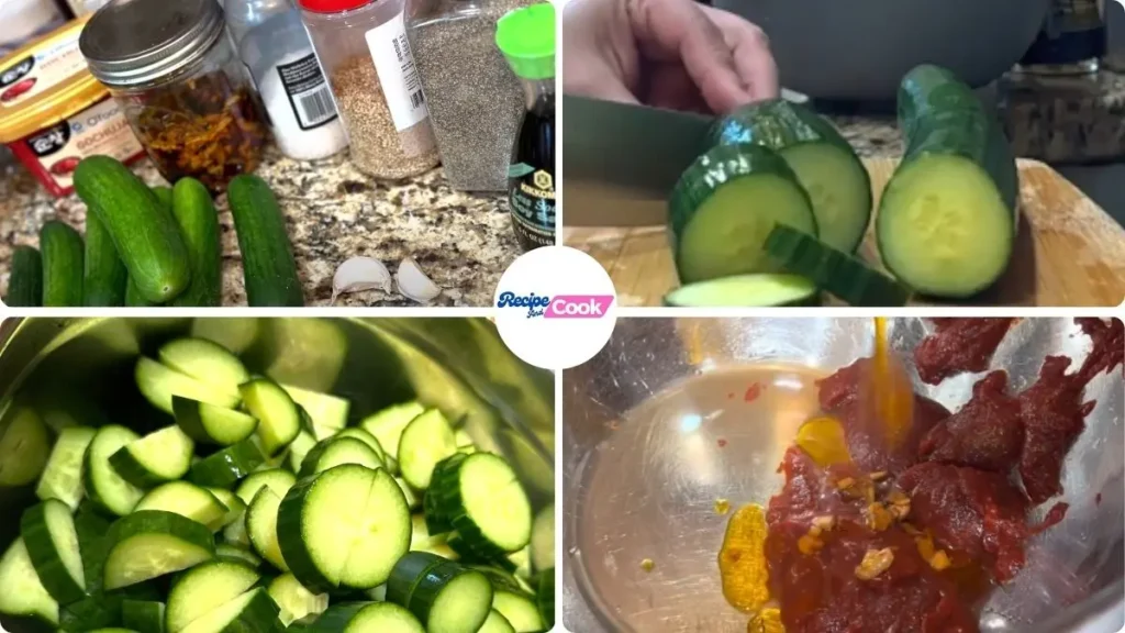 Step by Step Gyu Kaku Cucumber Recipe