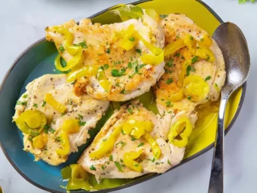 3 Ingredients Banana Pepper Chicken Recipe