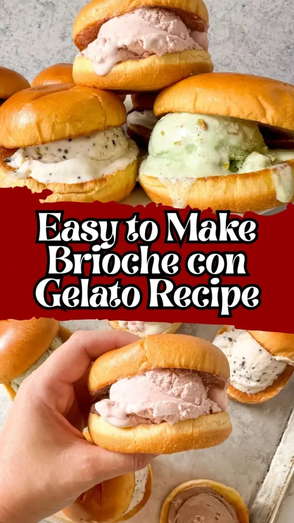Brioche con Gelato
