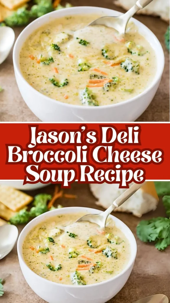 Jason's Deli Broccoli Cheese Soup