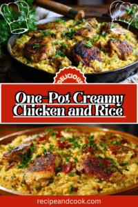 One-Pot Creamy Chicken and Rice
