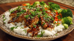 Asian-Inspired Teriyaki Chicken Dinner Recipe