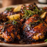 Balsamic Glazed Chicken Dinner Recipe