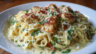 Creamy Garlic Parmesan Chicken Pasta