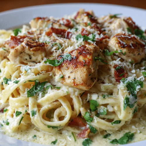 Creamy Garlic Parmesan Chicken Pasta
