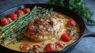 Creamy Tuscan Chicken Dinner Recipe