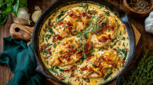 Creamy Tuscan Chicken Dinner Recipe