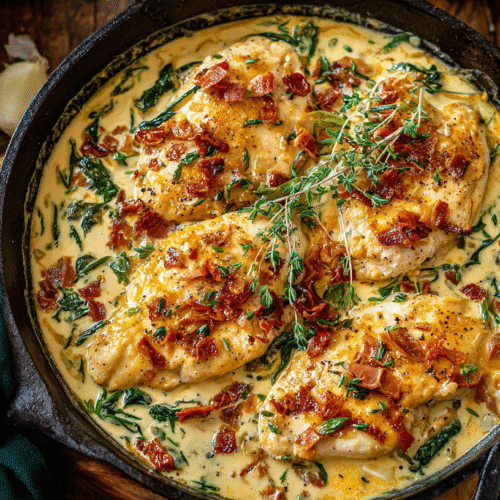 Creamy Tuscan Chicken Dinner Recipe
