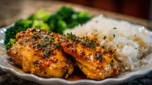Honey Garlic Chicken Dinner Recipe