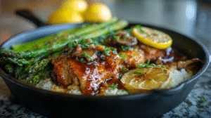 Honey Garlic Chicken Dinner Recipe