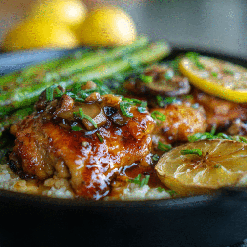 Honey Garlic Chicken Dinner Recipe
