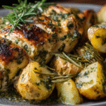 Lemon Herb Roasted Chicken Dinner Recipe
