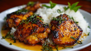 Spicy Honey Glazed Chicken Dinner Recipe2
