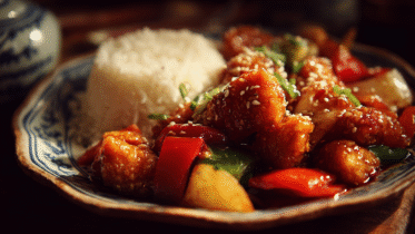 Sweet and Sour Chicken Dinner Recipe