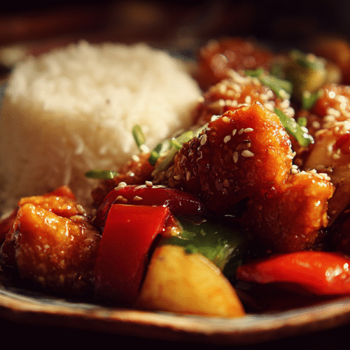 Sweet and Sour Chicken Dinner Recipe