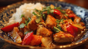 Sweet and Sour Chicken Dinner Recipe