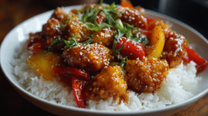 Sweet and Sour Chicken Dinner Recipe