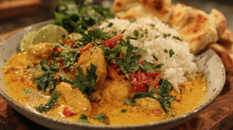 Thai Coconut Curry Chicken Dinner Recipe