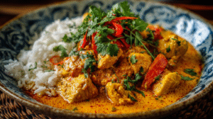 Thai Coconut Curry Chicken Dinner Recipe