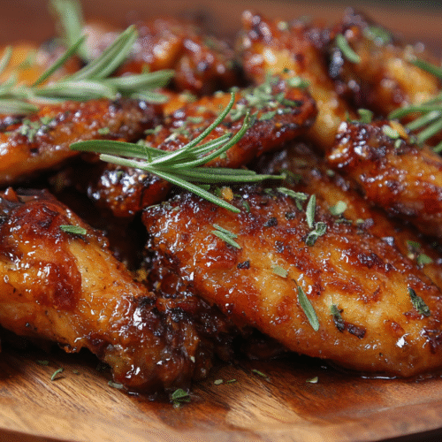 Honey Garlic Chicken Wings Recipe