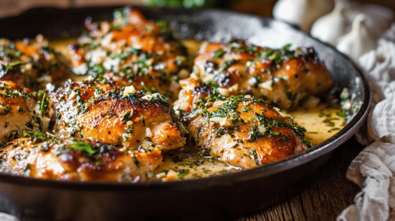 The Ultimate Classic Garlic Butter Chicken Dinner Recipe