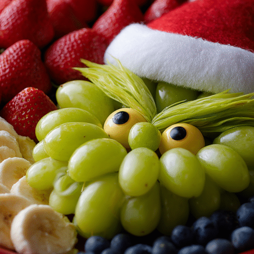 grinch food platter