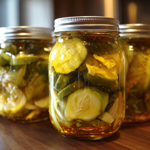 sweet canning Pickles recipe