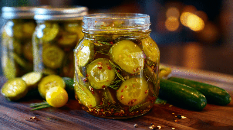 sweet canning Pickles recipe1
