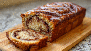 Homemade Cinnamon Swirl Banana Bread