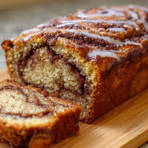 Homemade Cinnamon Swirl Banana Bread