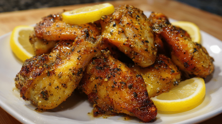 Lemon Pepper Chicken Wings Recipe