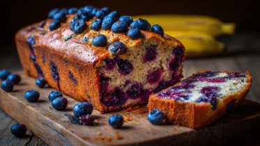 Blueberry Banana Bread