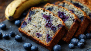 Blueberry Banana Bread
