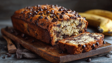 Super Moist Chocolate Chip Banana Bread Recipe